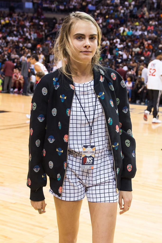 Rihanna at Chris Brown's Charity Basketball Game 2014