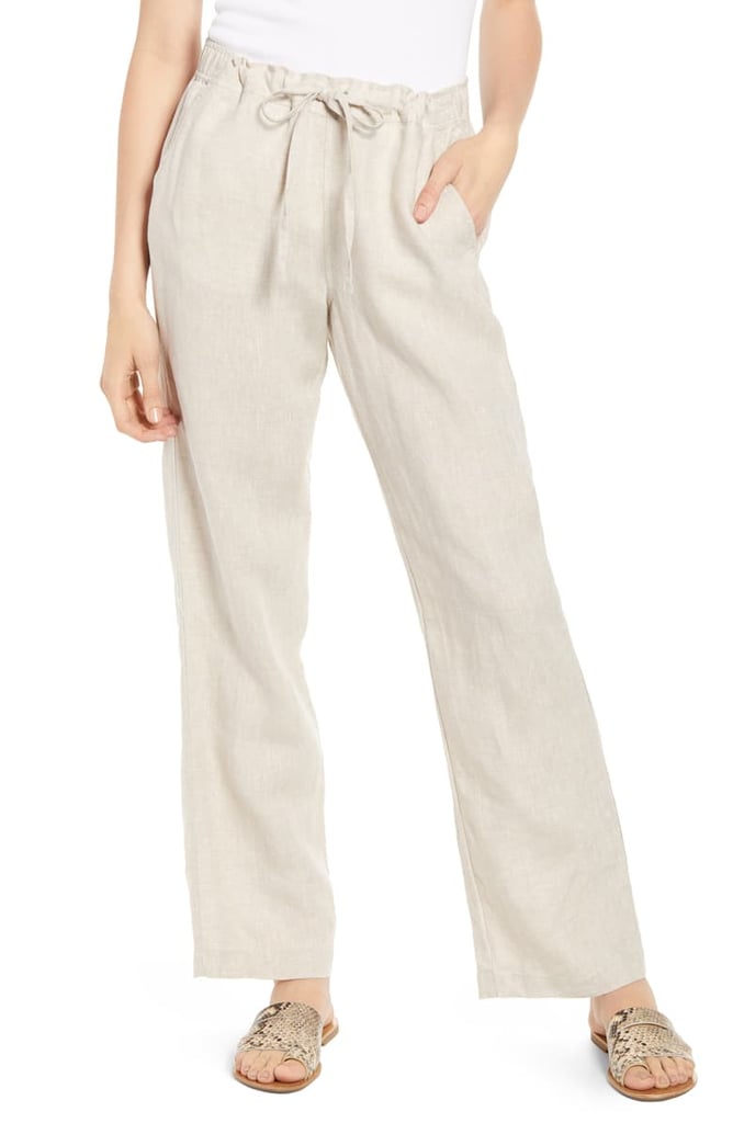 Vince Camuto Wide Leg Linen Pants