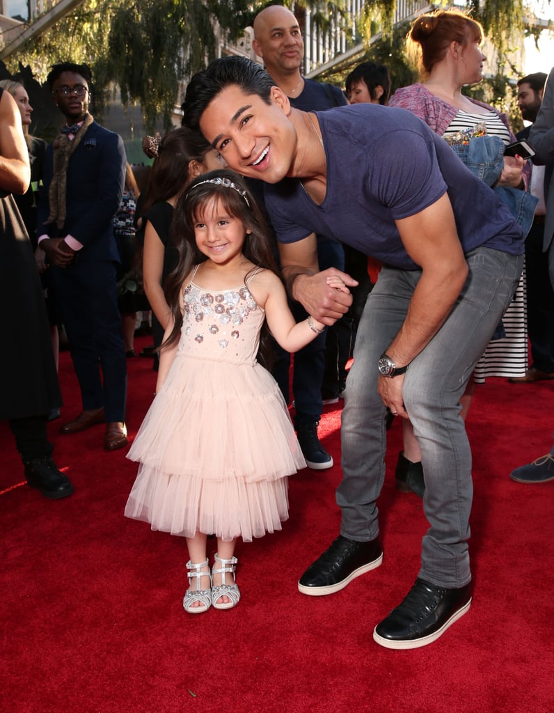 Mario Lopez and Daughter Gia at The Jungle Book Premiere