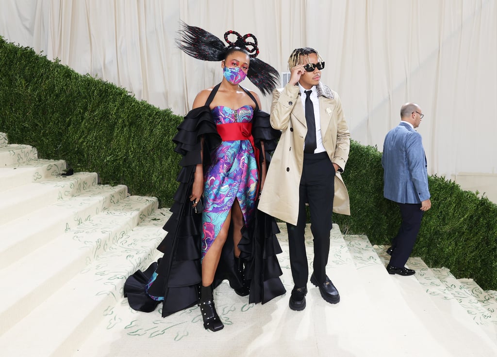 Naomi Osaka and Cordae at the Met Gala 2021