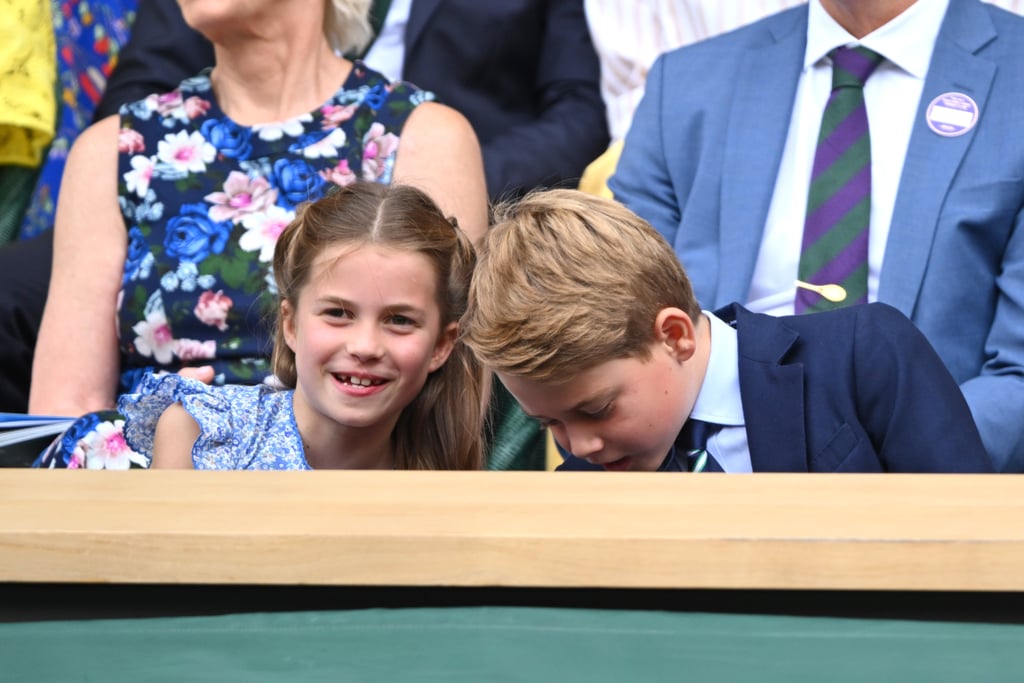 Princess Charlotte and Prince George at Wimbledon 2023