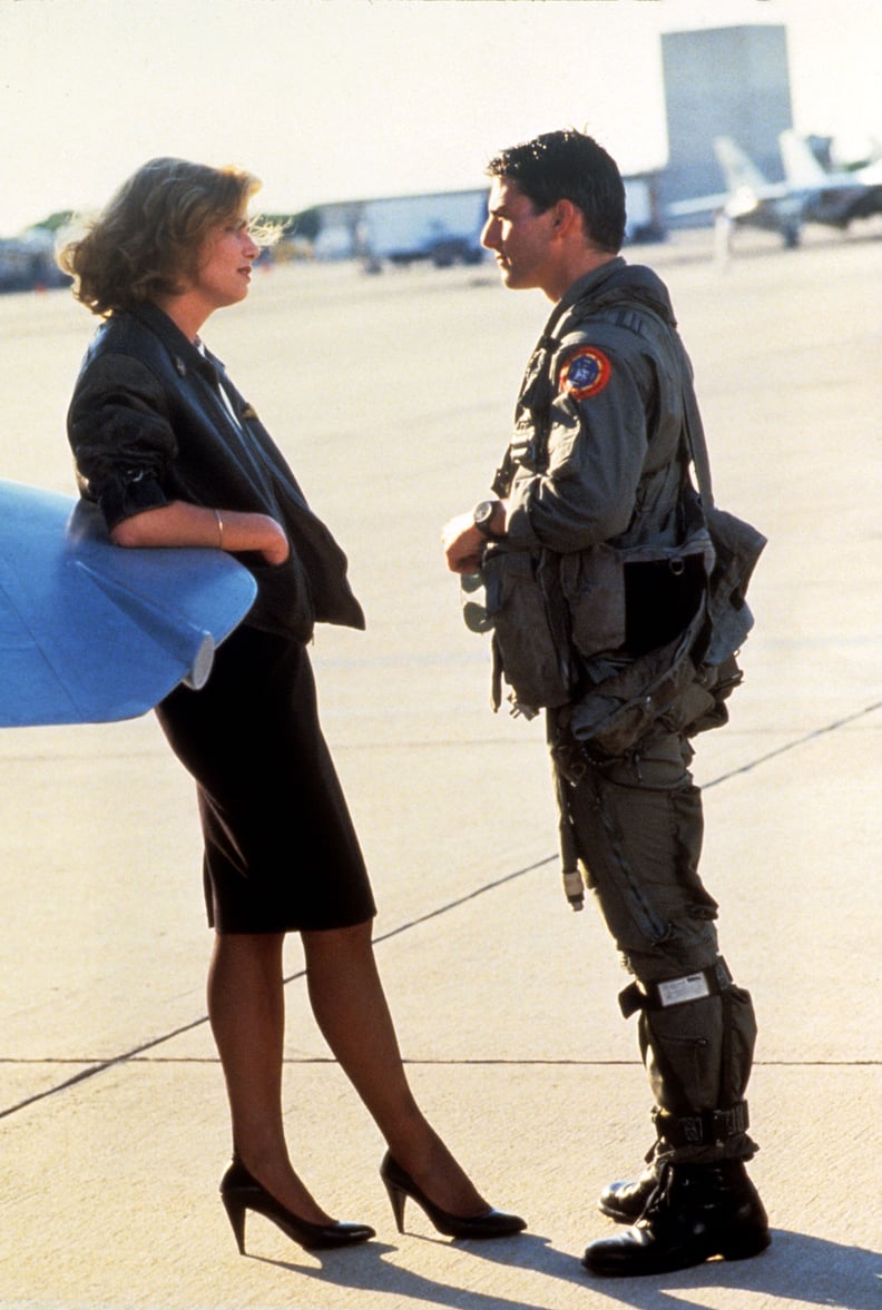 One of Maverick and Charlie's "Top Gun" Kisses Was a Total Fluke