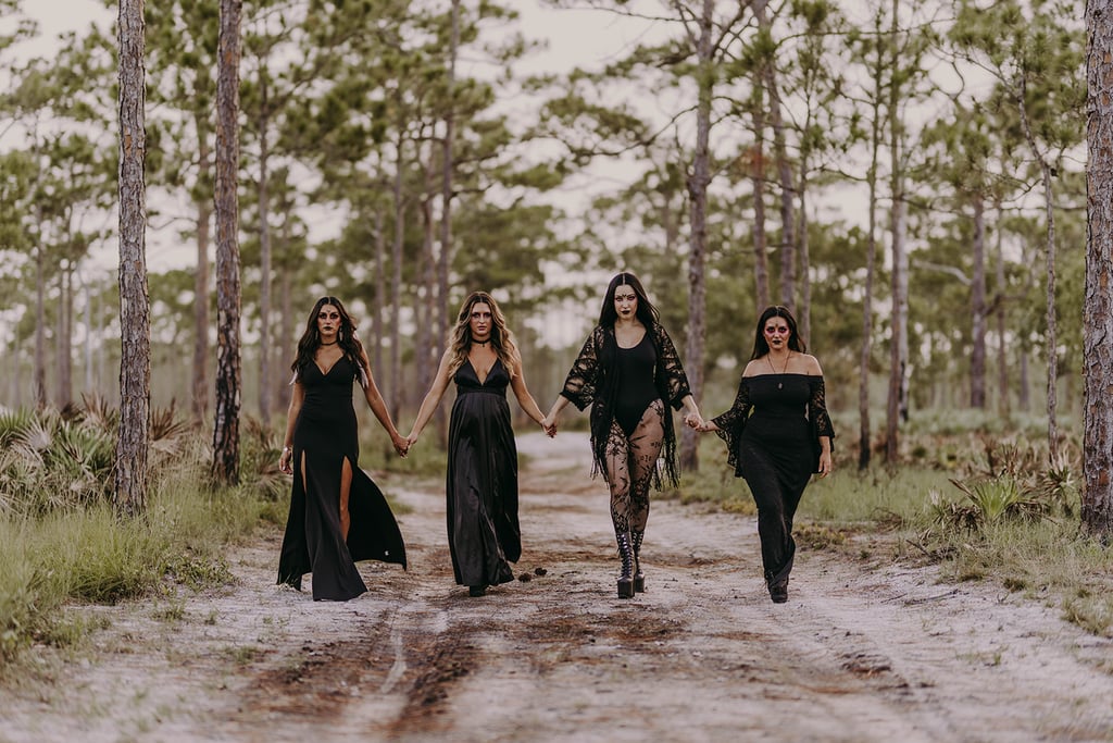 Witch-Inspired Halloween Wedding Shoot​