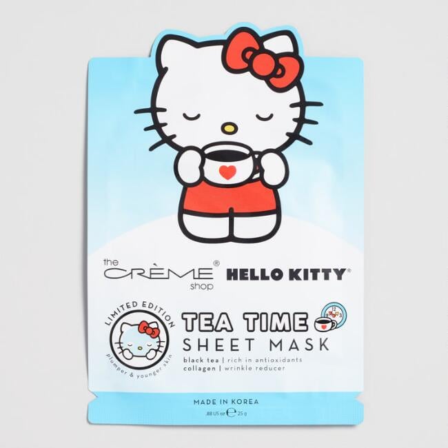 Hello Kitty Tea Time Korean Beauty Sheet Mask Set