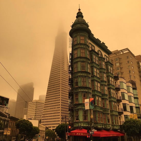 San Francisco Orange Sky After Wildfires July 2018