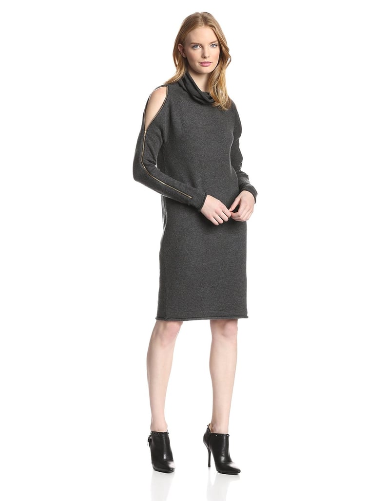 The Cold Shoulder Sweater Dress