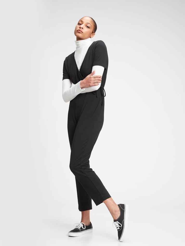 Gap Supersoft Wrap-Front Jumpsuit