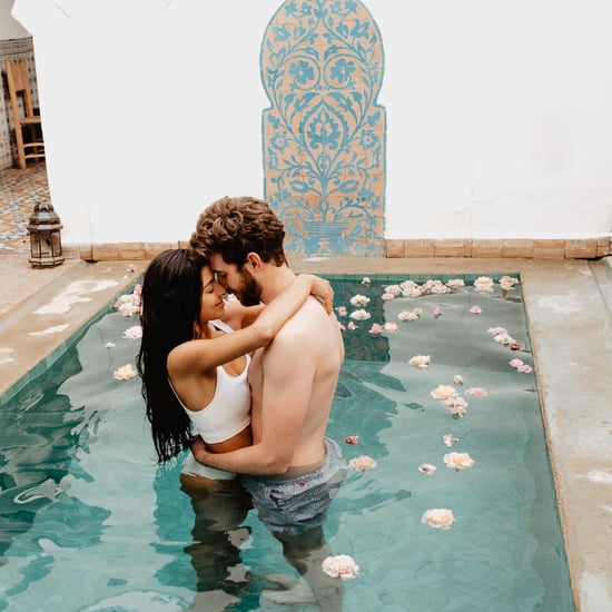 Sexy Moroccan Pool Couples Photo Shoot