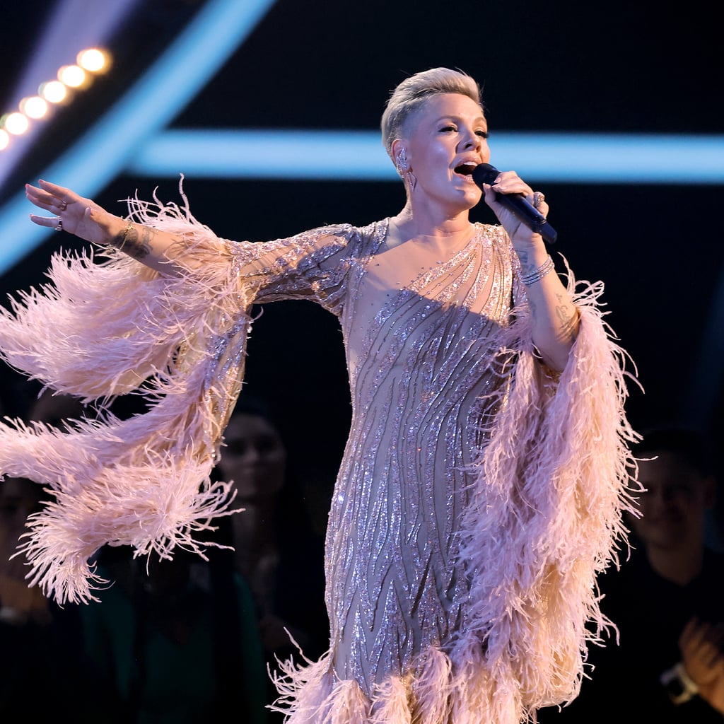 Pink Honors Olivia Newton-John at the AMAs With 