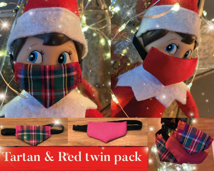 Elf Face Mask Twin Pack Elf on the Shelf Face Masks POPSUGAR Family