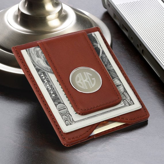 Monogrammed Money Clip