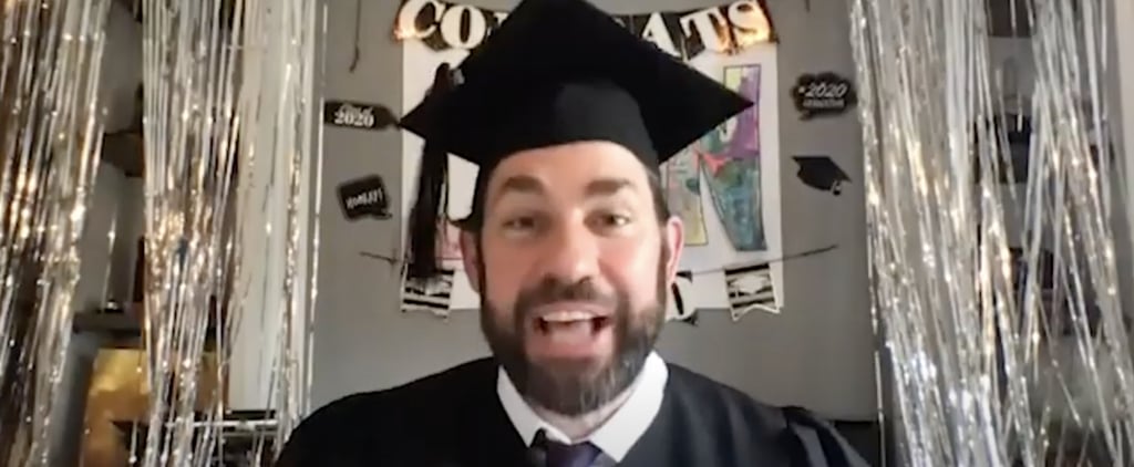 John Krasinski Teamed Up With Oprah, Steven Spielberg, and More For a Virtual Graduation