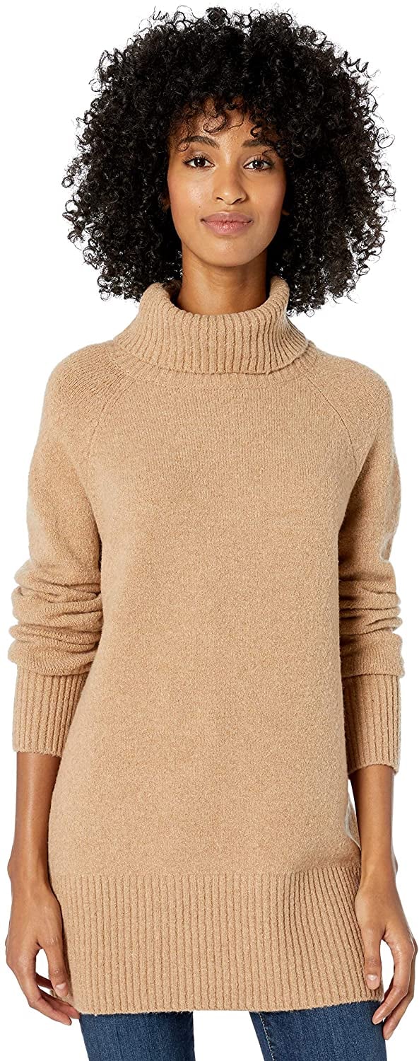 Goodthreads Women's Boucle Turtleneck Sweater