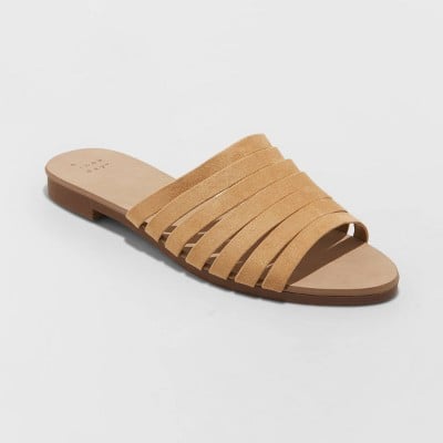 A New Day Women s Rosa Pointed Toe Slide Sandals We Found So