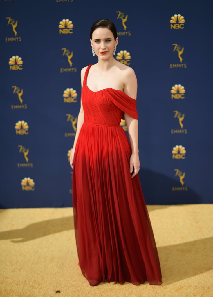 Rachel Brosnahan Oscar de la Renta Dress at the 2018 Emmys