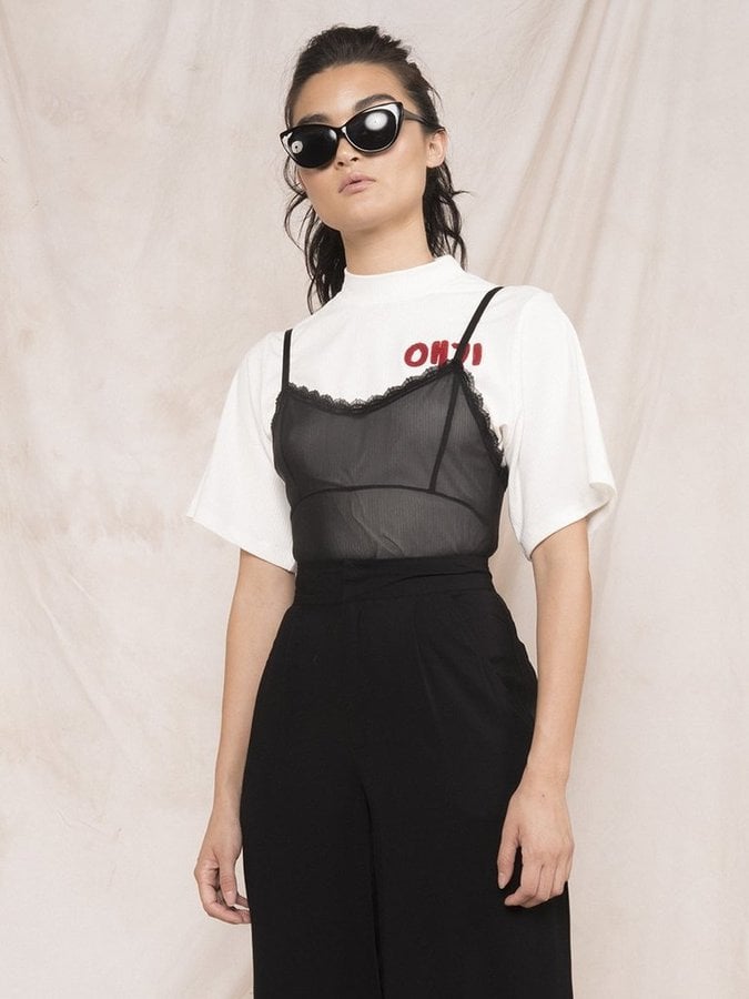 Eggie Mesh Bodysuit