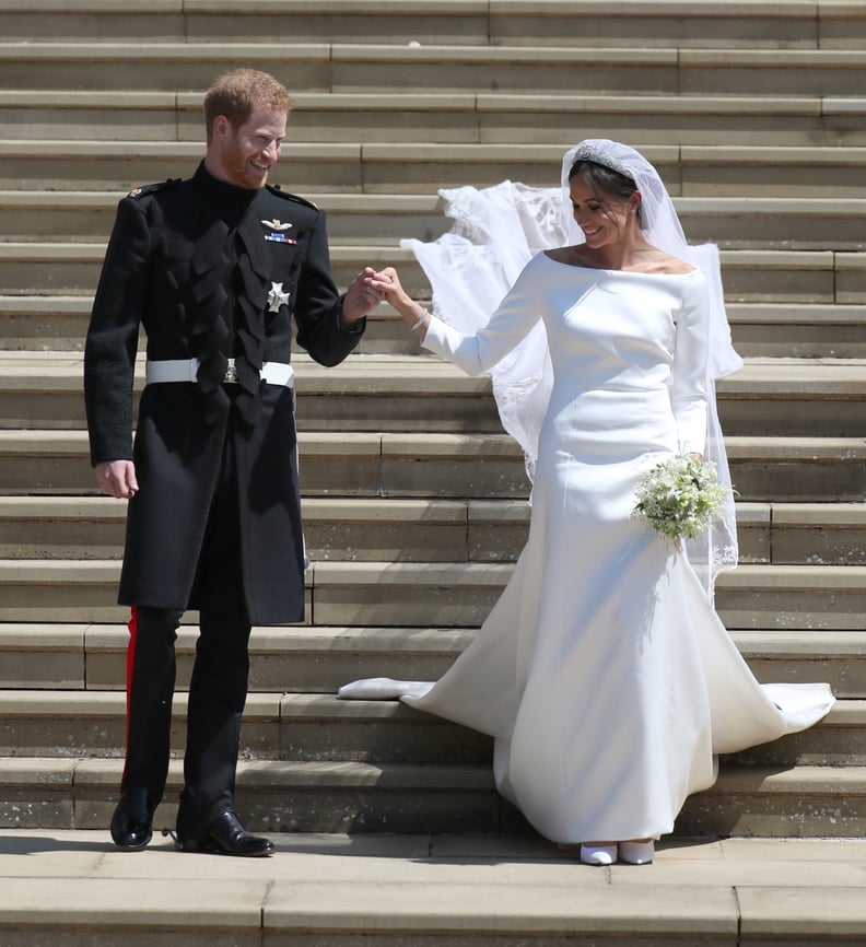 Harry and Meghan Leaving St. George's Chapel, 2018