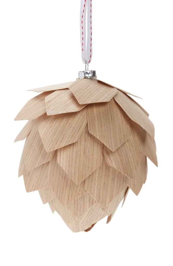 Small Wooden Pinecone Ornament