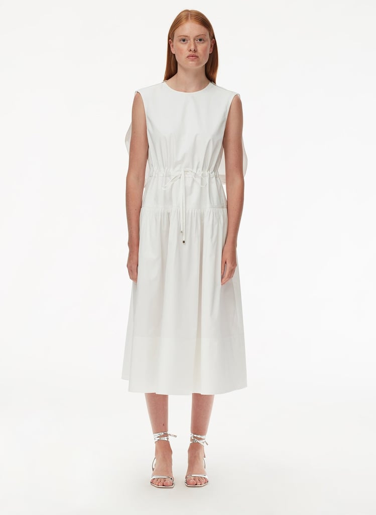 Tibi Eco Poplin Cape Dress