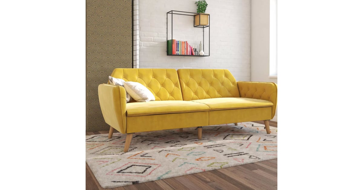 DoubleDuty Decor Novogratz Tallulah Memory Foam Futon and Sofa Bed