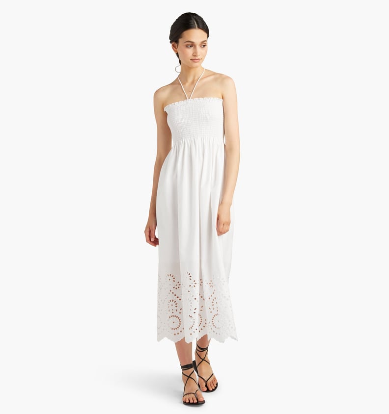 Hill House Home The Lucy Nap Dress in White Broderie Anglaise
