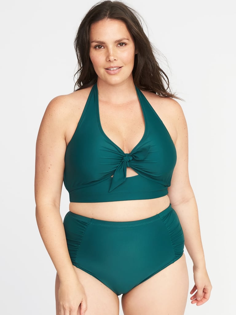 Old Navy Long-Line Halter Swim