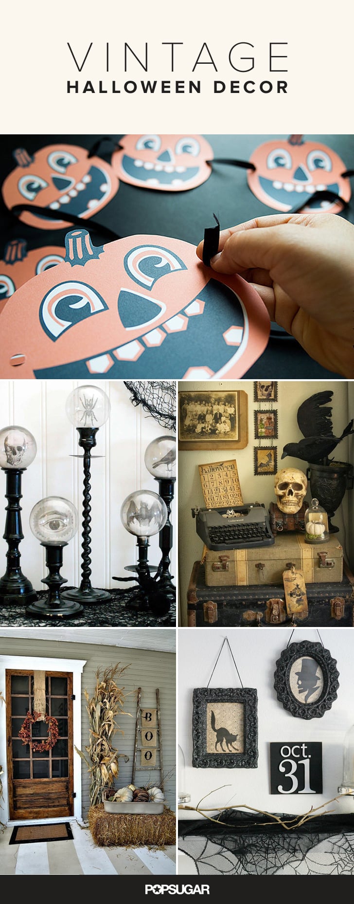 DIY Vintage Halloween Decor | POPSUGAR Home