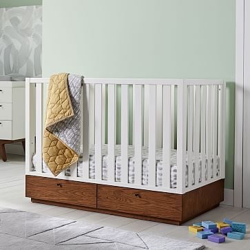 Modern Convertible Storage Crib
