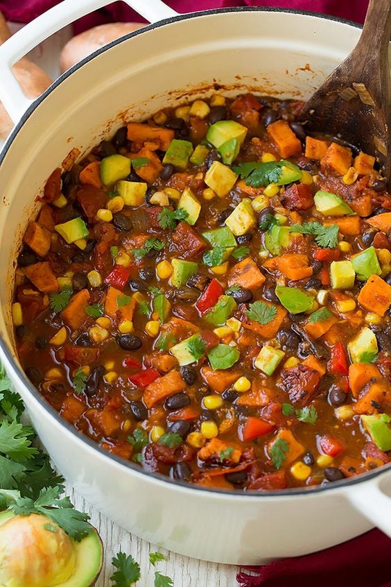 Sweet Potato and Black Bean Chili