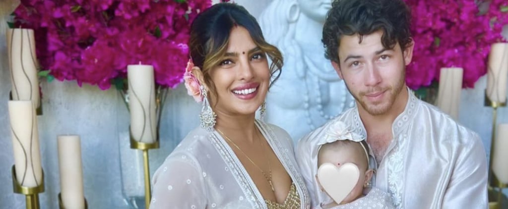 Priyanka Chopra Matched Her Gold-Bra Look to Nick Jonas's Diwali Outfit