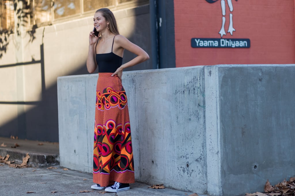 Sneakers were made for wearing with everything.