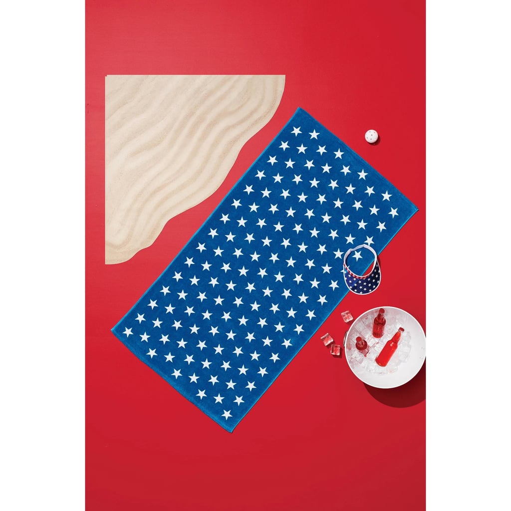 Star Beach Towel Blue