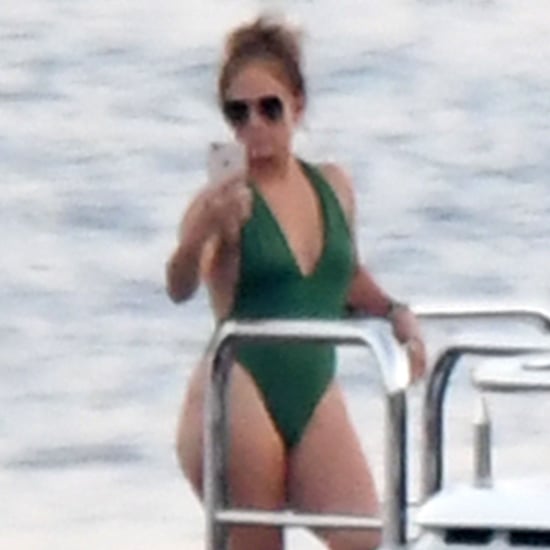 Jennifer Lopez and Alex Rodriguez on Yacht in Italy 2018