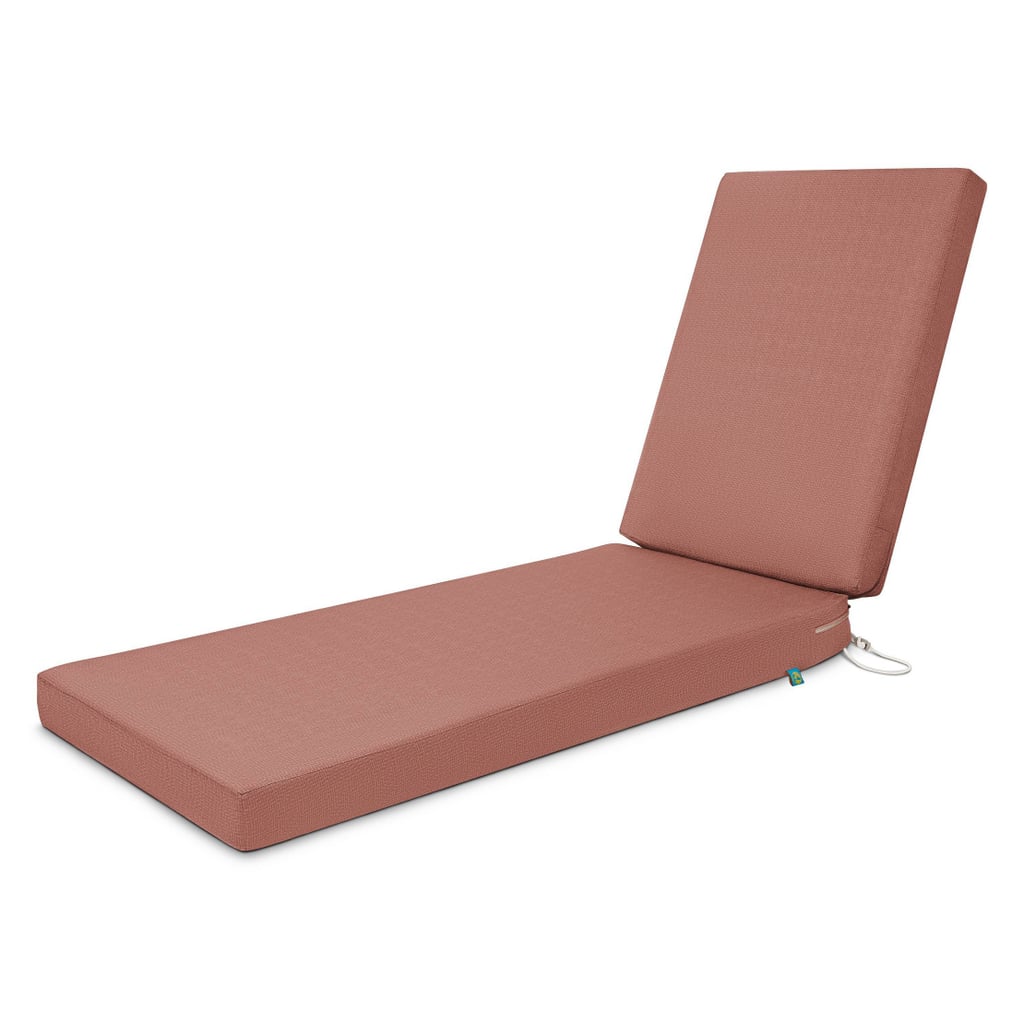An Outdoor Chaise Cushion: Water-Resistant Outdoor Chaise Cushion