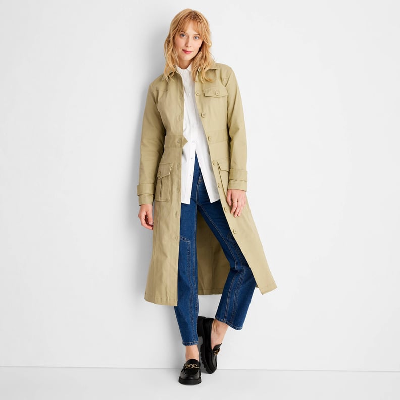 A Belted Trench Coat