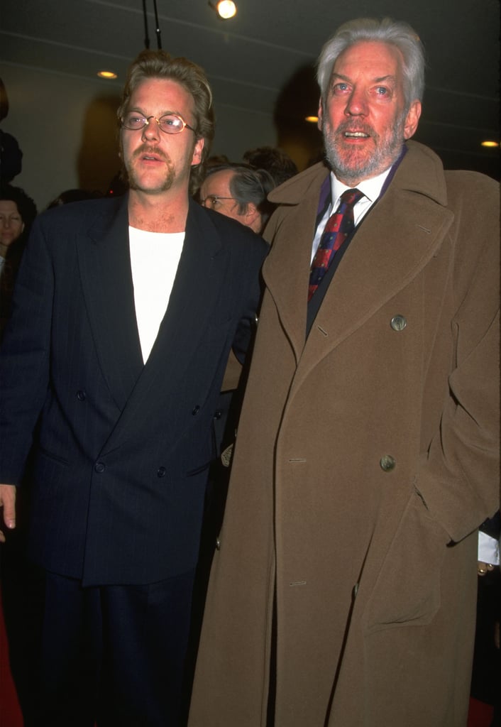 Donald and Kiefer Sutherland Celebrities With Famous Dads POPSUGAR
