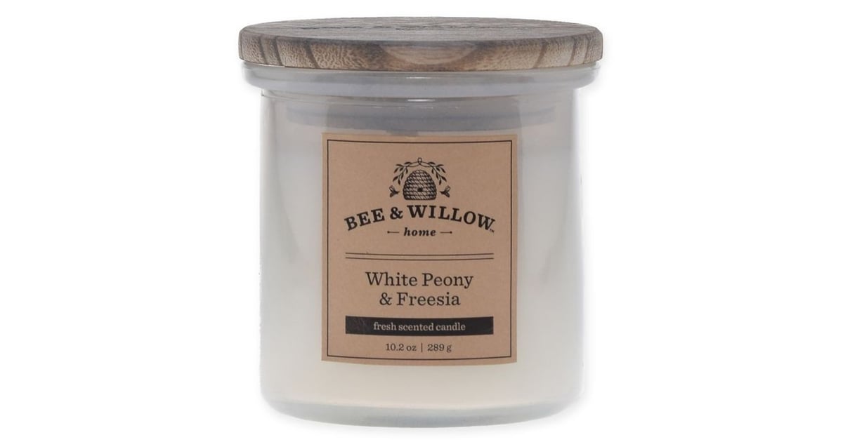 Peony Freesia Jar Candle Bed Bath & Beyond's Home Collection Bee & Willow POPSUGAR Family