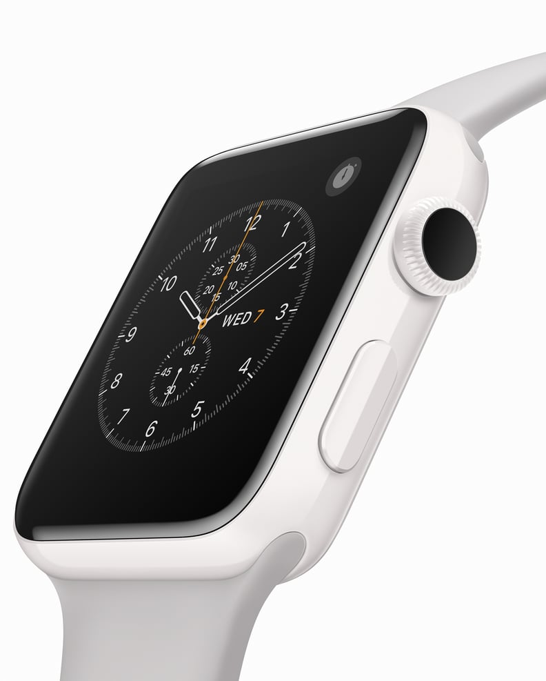 The Apple Watch Edition, with a ceramic material.