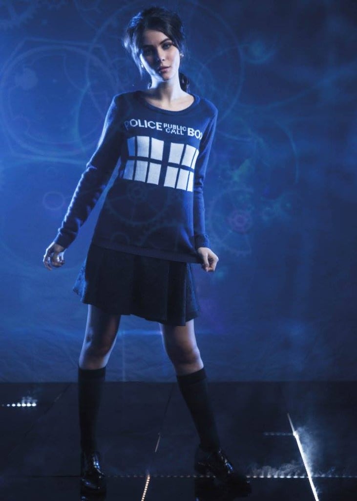 TARDIS Sweater ($45-$49)