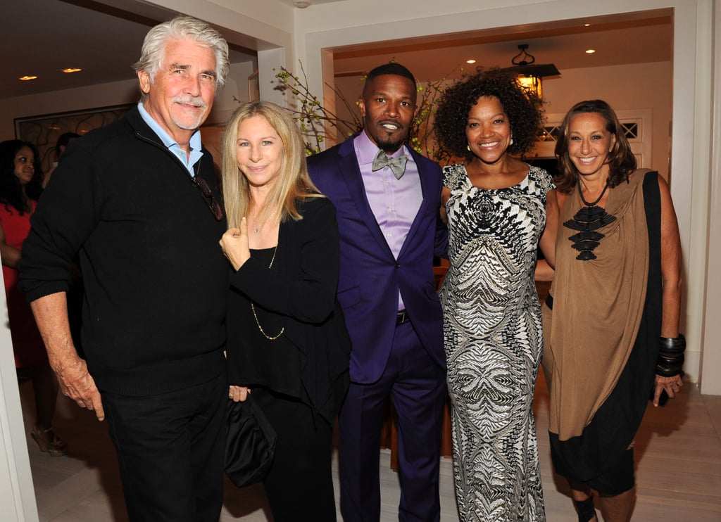 Barbra Streisand, joined by her husband, James Brolin, hung out with Jamie Foxx, Grace Hightower, and Donna Karan in East Hampton, NY, on Saturday. The group gathered at the Apollo in the Hamptons event.