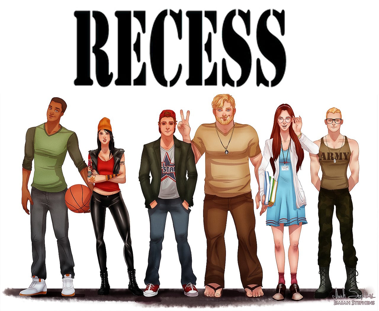 Recess This Artist Reimagined 90s Cartoon Characters As Adults And Omg They Are So Good Popsugar Love Sex Photo 76