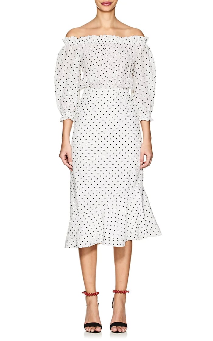 Saloni polka hot sale dot dress