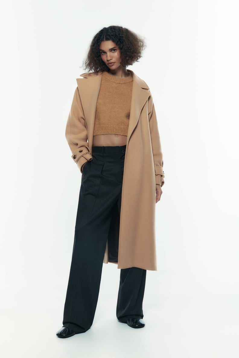 An Investment Style: Zara Belted Wool Blend Coat