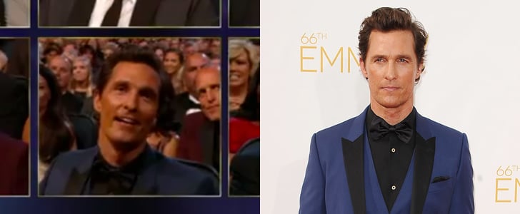 Matthew McConaughey Losing at the Emmys GIF