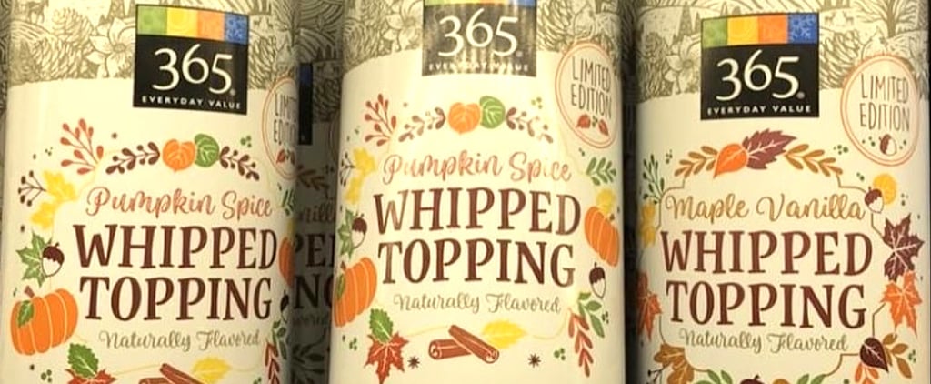 Whole Foods Pumpkin Spice Whipped Cream