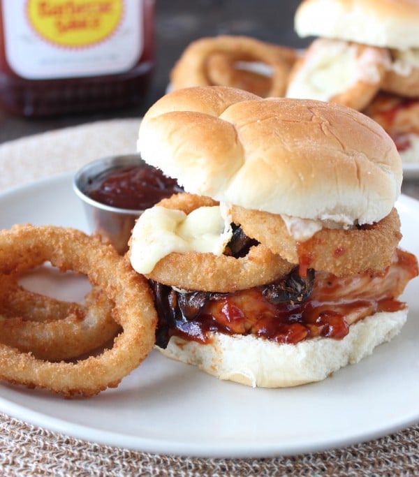 Onion Ring Chicken Sandwich