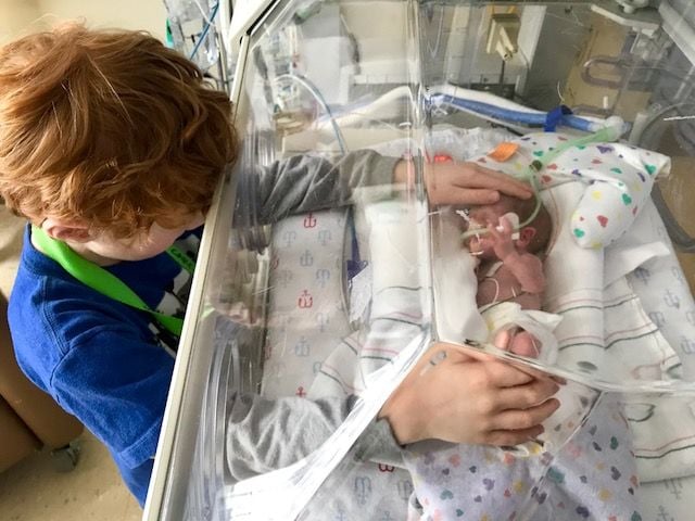 Boy Finally Gets the Brother He's Been Waiting For