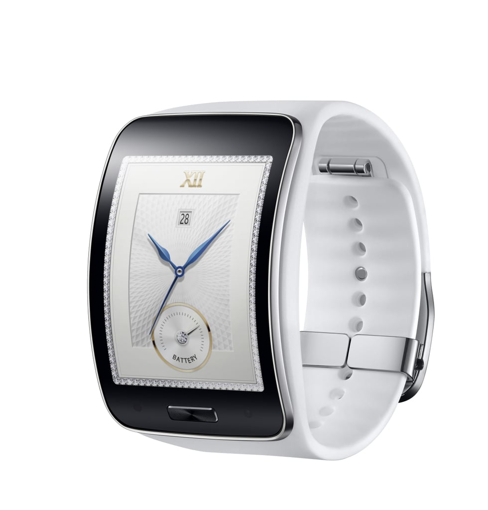 The white version of the Gear S is pretty classy.
Source: Samsung