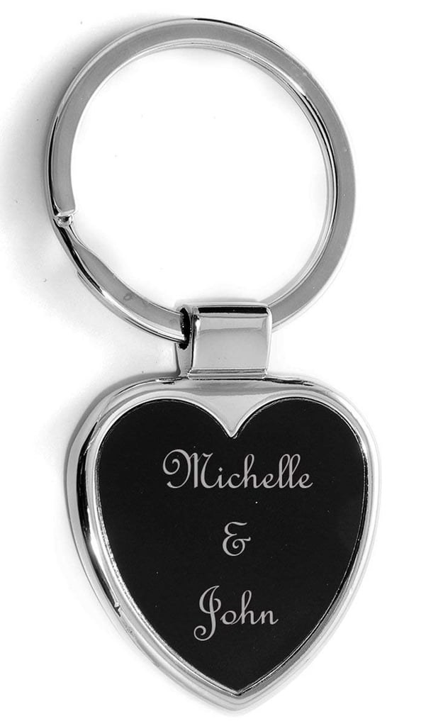 Gifts Infinity Personalized Heart Shape Keychain