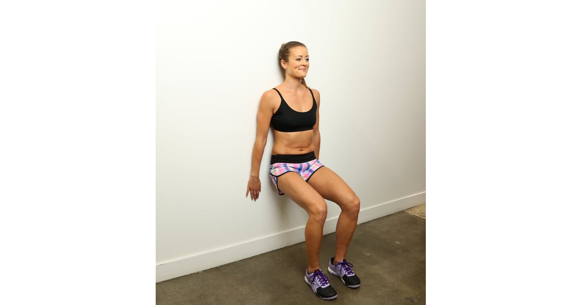 Basic Wall Sit Wall Sit Variations to Strengthen Legs and Butt